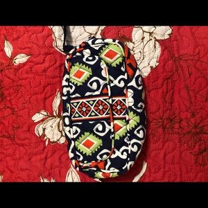 Vera Bradley small lined makeup bag